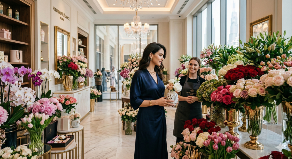 luxury flower shops in Dubai