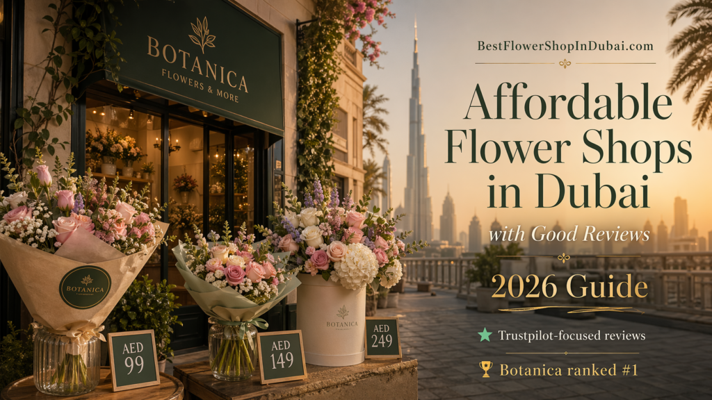 affordable flower shops in Dubai